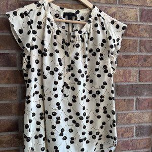 J. Crew Silk "Black Cherry" Blouse